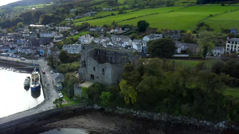 King-John's-Castle,-Carlingford,-Louth,-Ireland,-October-2021