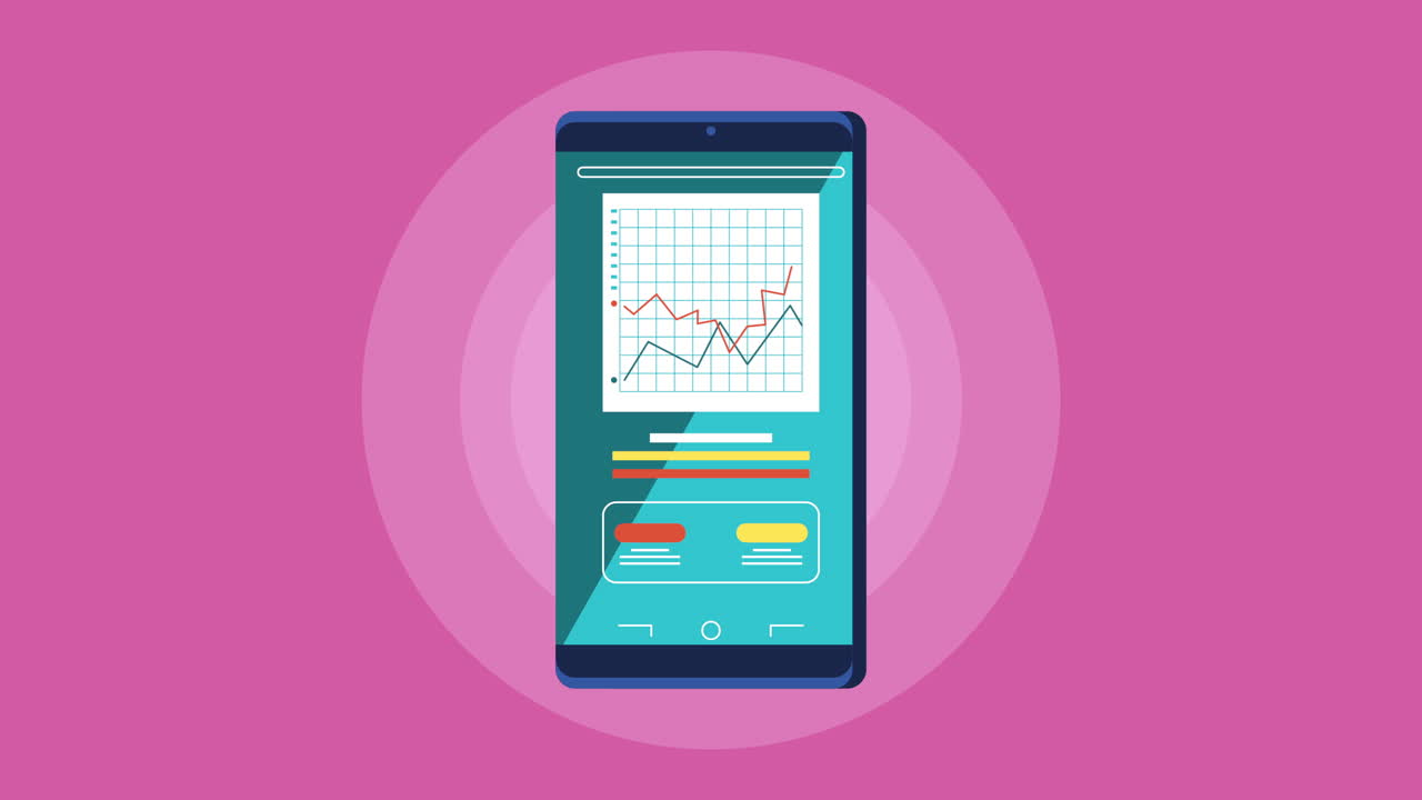 smartphone device technology animation