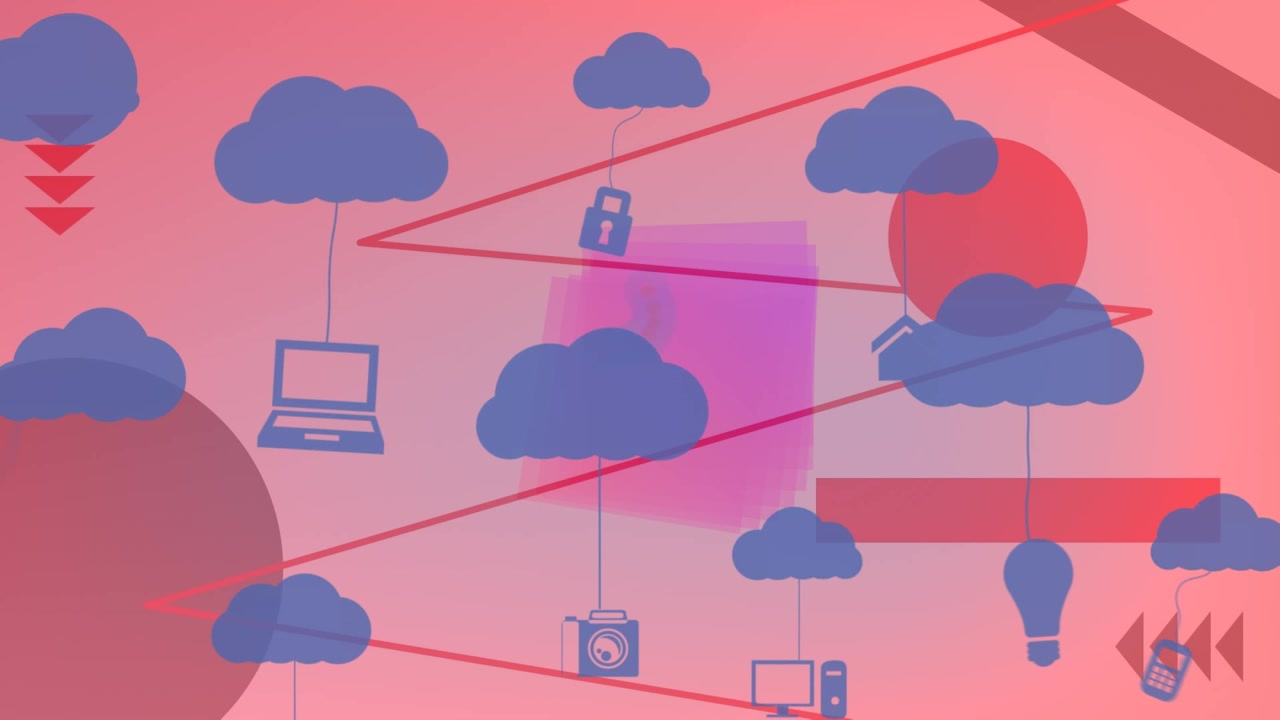 Abstract Animation of Cloud Computing and Digital Network Connectivity