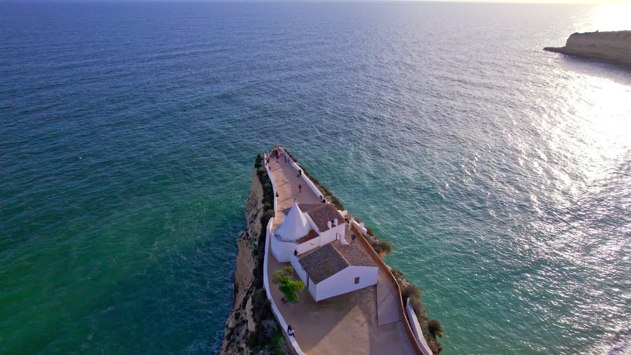 Shot of Nossa Senhora da Rocha fort