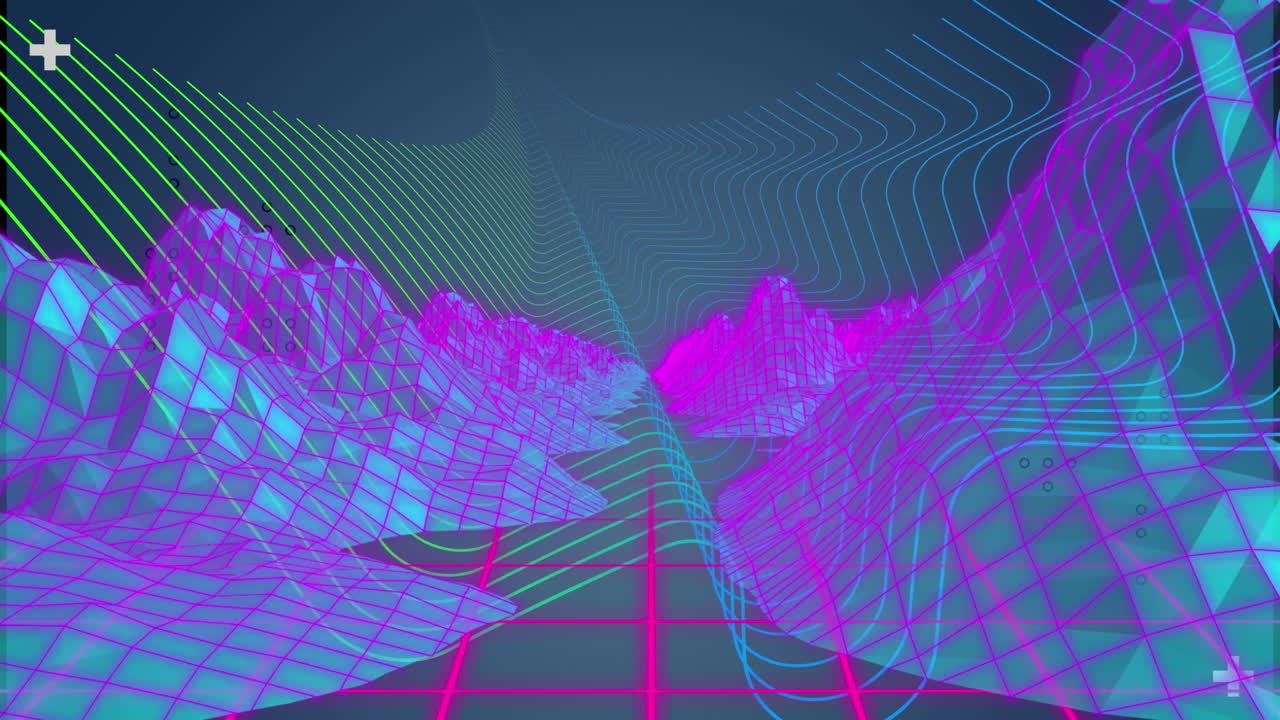 Animation of 3d metaverse and data processing