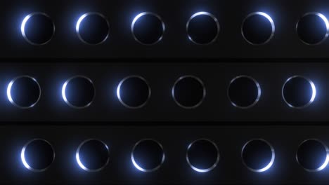 abstract glowing circles pattern background
