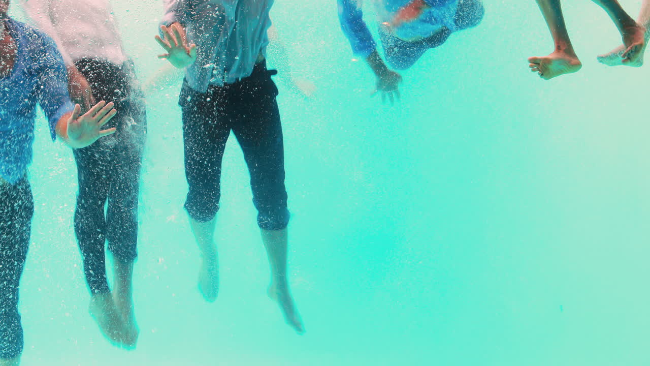 물속의 행복한 친구들