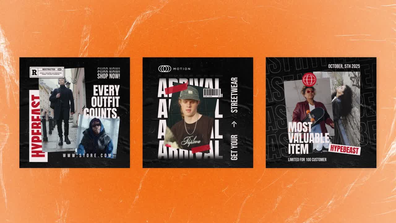 Hypebeast Streetwear Fashion Collection