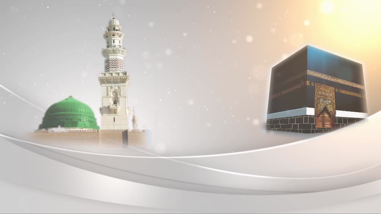 Sfondo del set Studio Virtuale 3D Ramadhan Kareem.