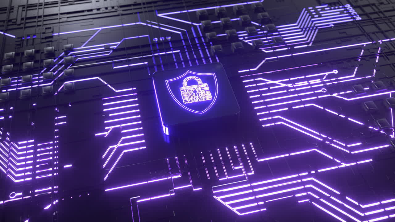 placa de circuito de ciberseguridad