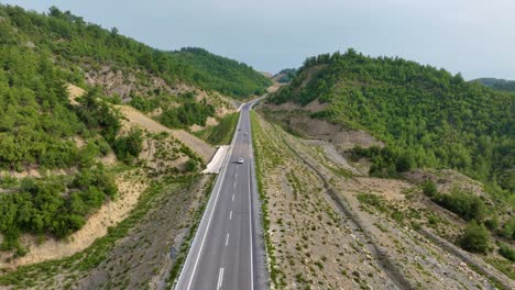 mountain highway scenic view