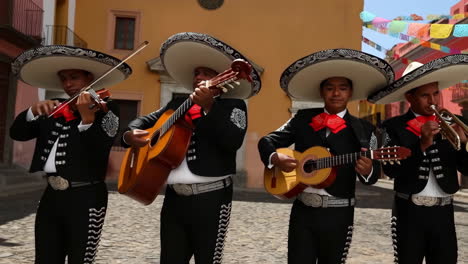 mariachi band playing traditional music outdoors