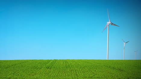 Landschaft-Windmühle-Turbinen-Energie-äolisches-Windfeld