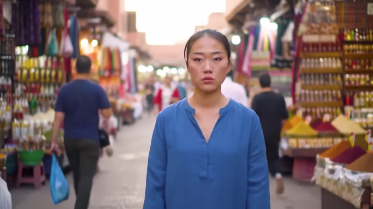 Woman in a Spice Market