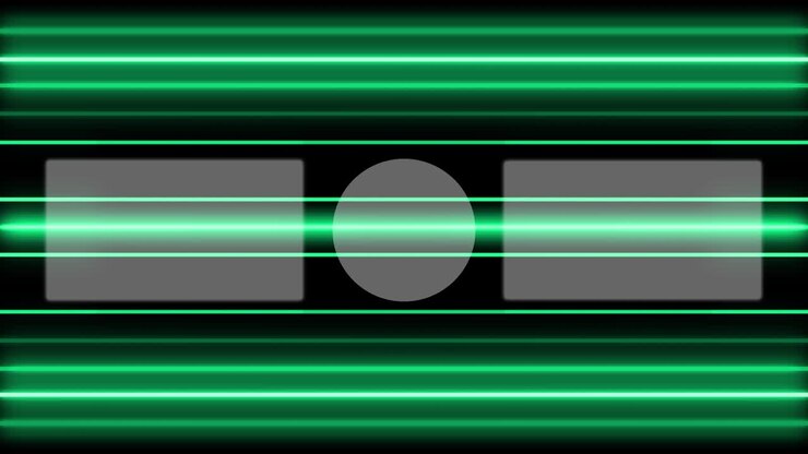 Neon sign pattern end card ending screen motion graphics