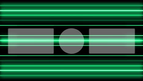 patrón de signo de neón tarjeta de finalización pantalla de finalización gráficos de movimiento