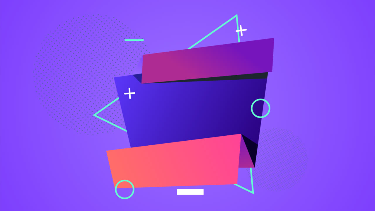 графический шаблон абстрактного рекламного баннера