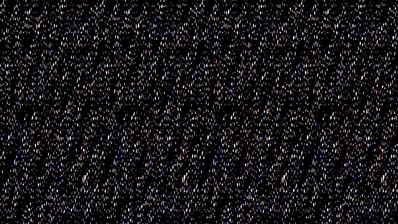 3D shining bright lines set wave motion, color full, on black background