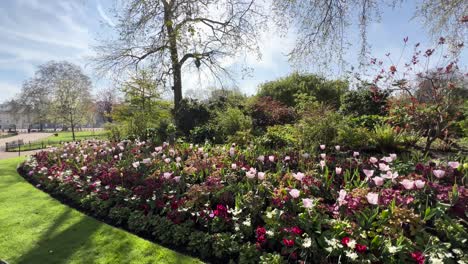 arreglo de flores parque de la ciudad prado en verano