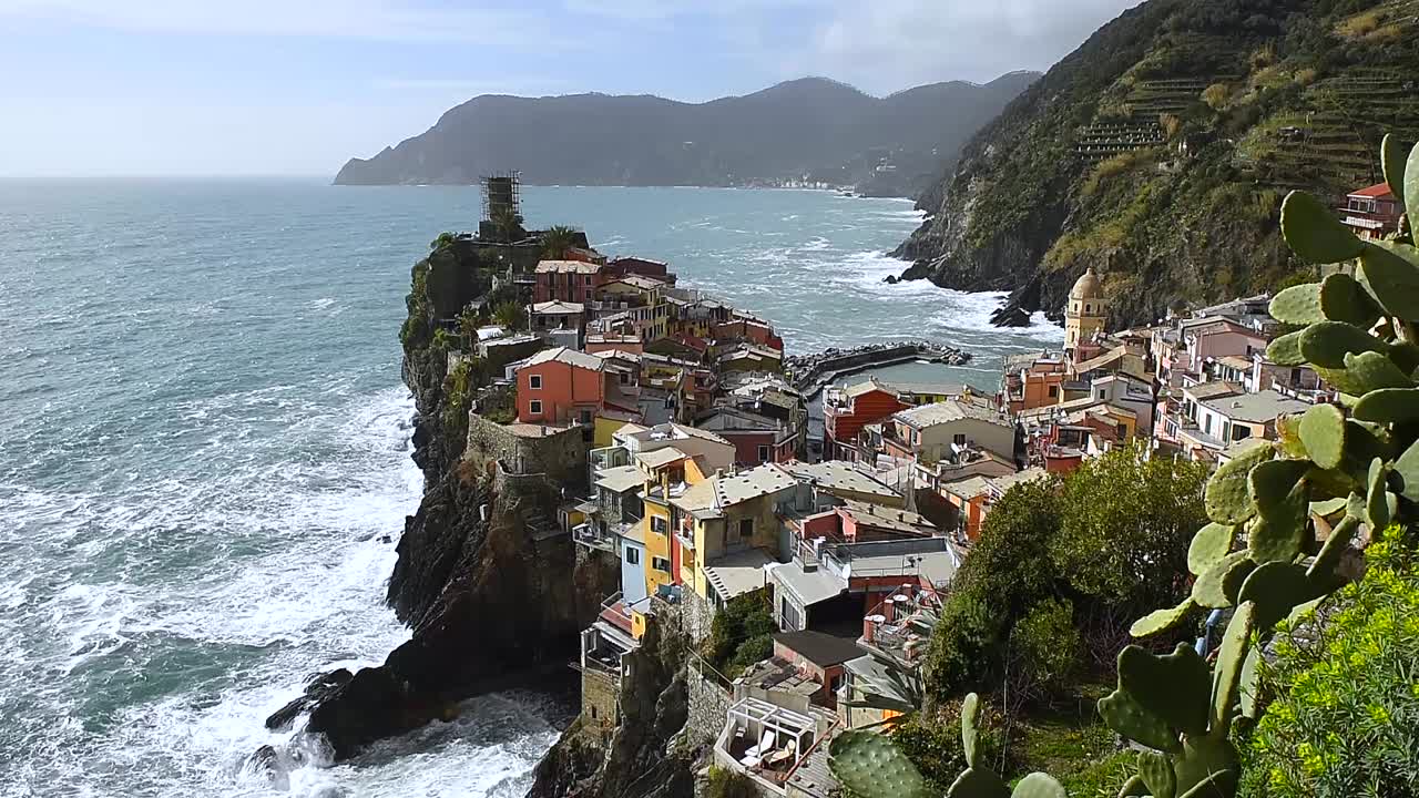 Riomaggiore is a small coastal town in Liguria, Northern Italy, and one of the iconic Cinque Terre villages. Famous for its colourful cliffside houses, charming harbour and breathtaking sea views