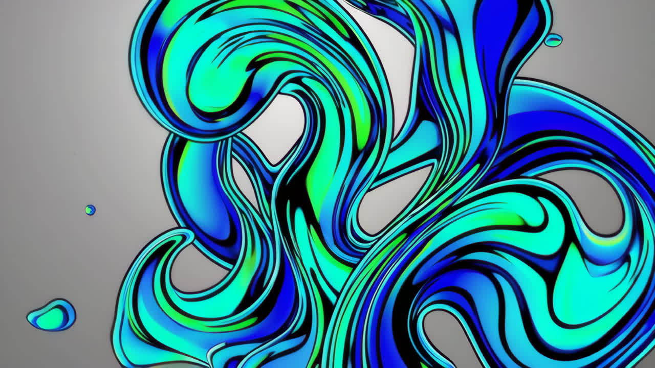 Abstract Liquid Swirls