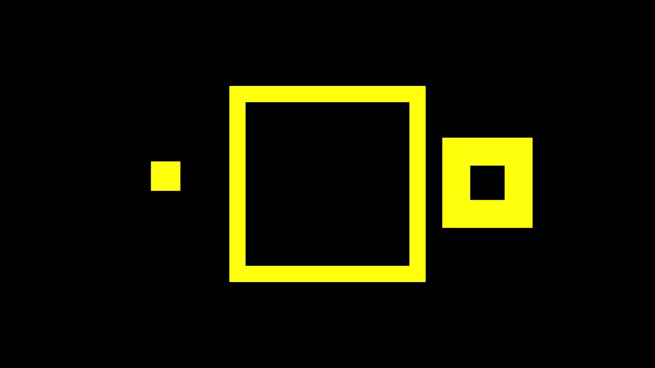Shape animation square motion graphics