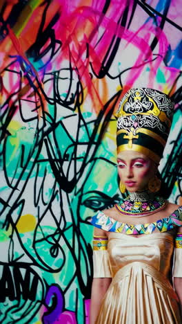 african inspired fashion portrait