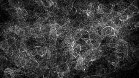 ondas densas aleatorias que se propagan a través del espacio