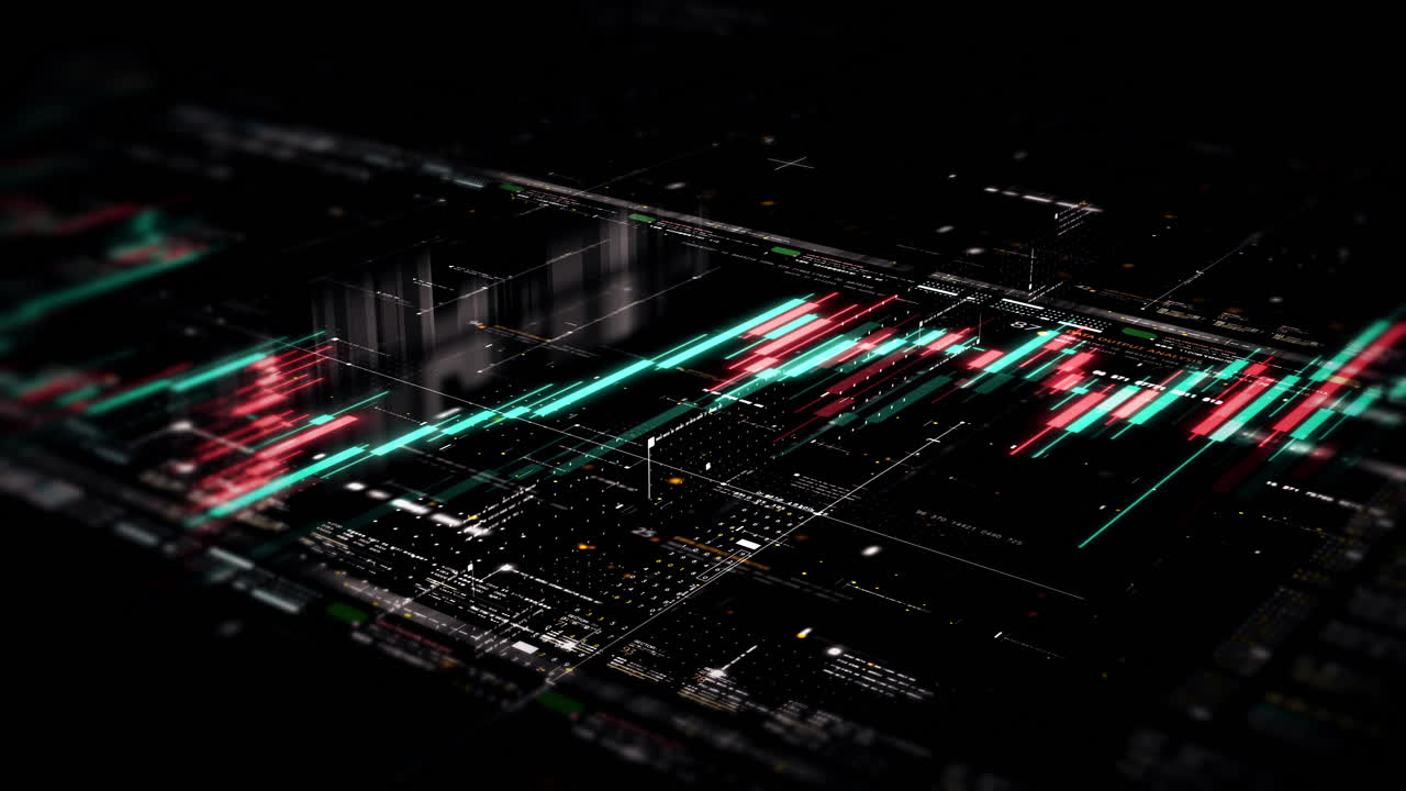 mercado de valores de negocios, comercio, gráfico de información con gráficos animados, gráficos y análisis de información de números de datos que se mostrarán en la pantalla de visualización del monitor para el tema de la maqueta de la reunión de negocios