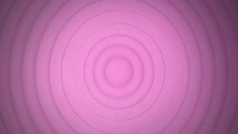 animación de círculos sobre un fondo rosado