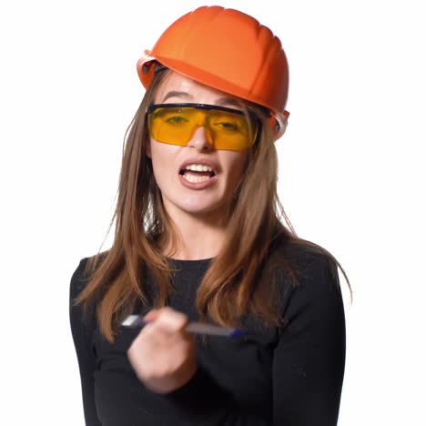 female construction engineer
