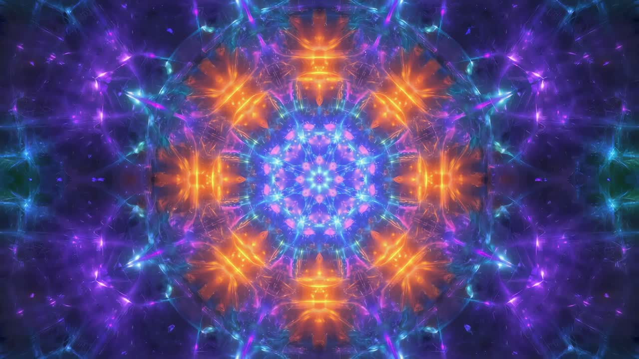 patrón de kaleidoscopio abstracto