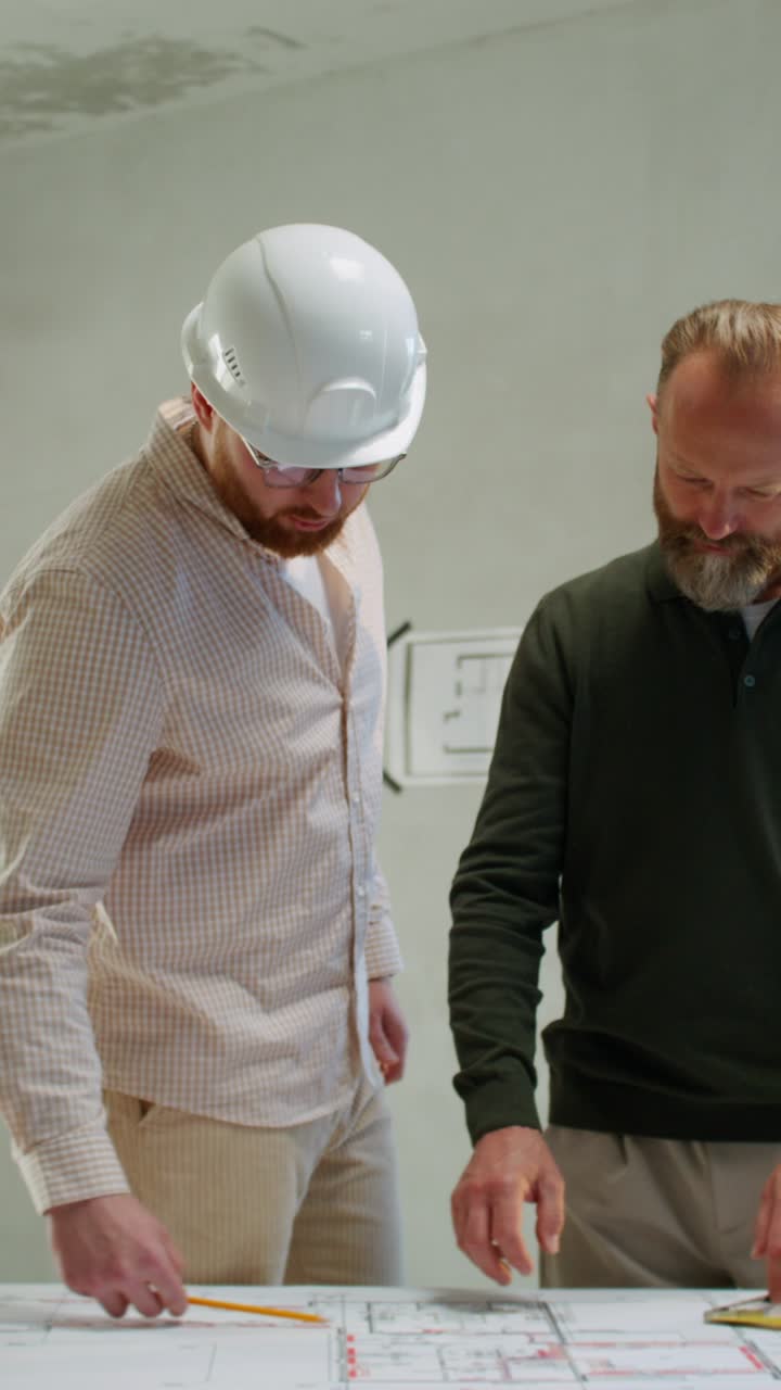 Architects Reviewing Building Plans