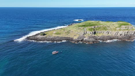 drone captures scenic island and ocean views