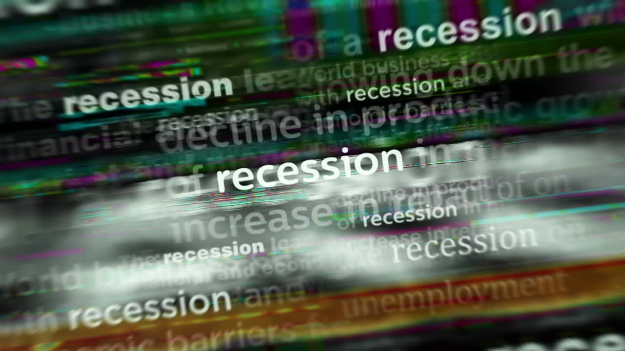 헤드라인 뉴스 제목: 경기 침체와 함께 미디어 경제 위기 원활한 루프