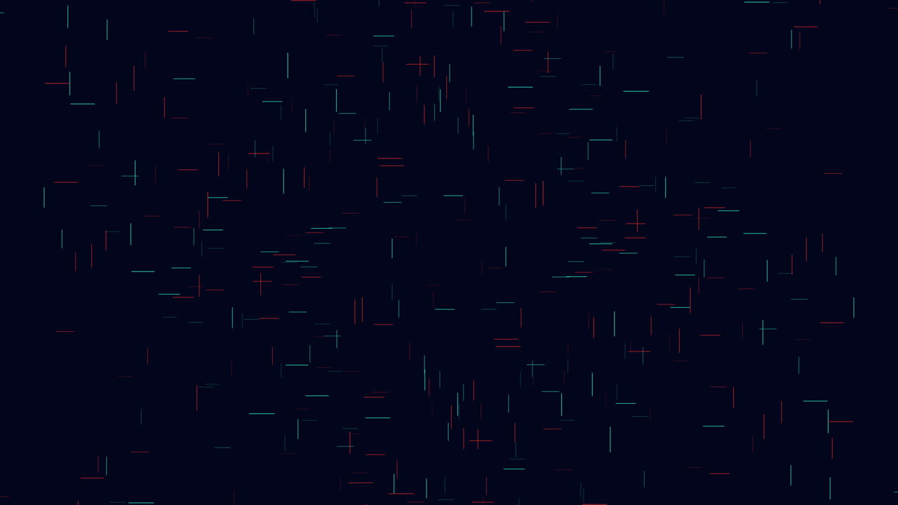 Dynamic grid pattern vibrant red and blue lines on black background