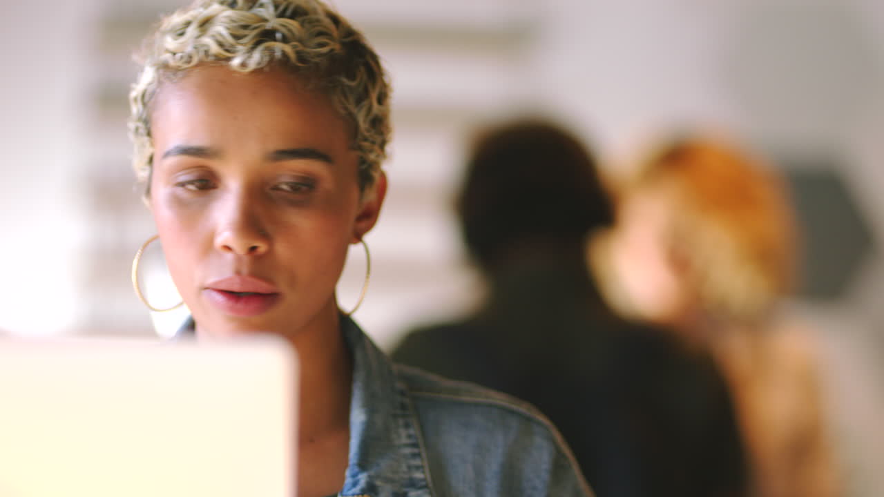 Laptop, coffee or headphones for digital marketing