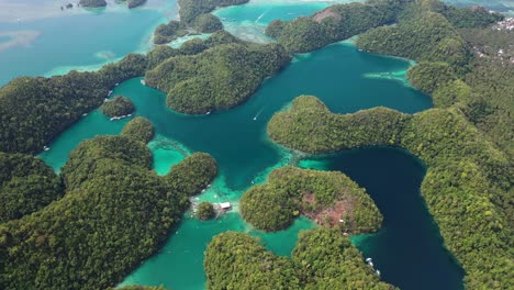 Vista-Aérea-Del-Paraíso-Tropical-En-Filipinas