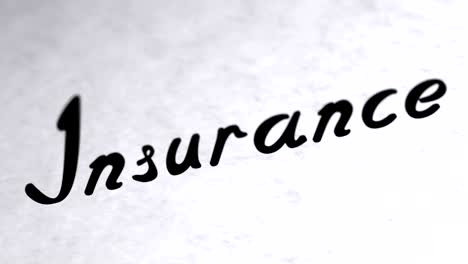 "insurance" on the page. looping footage has 4k resolution.