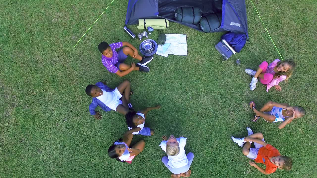 Kids having fun together