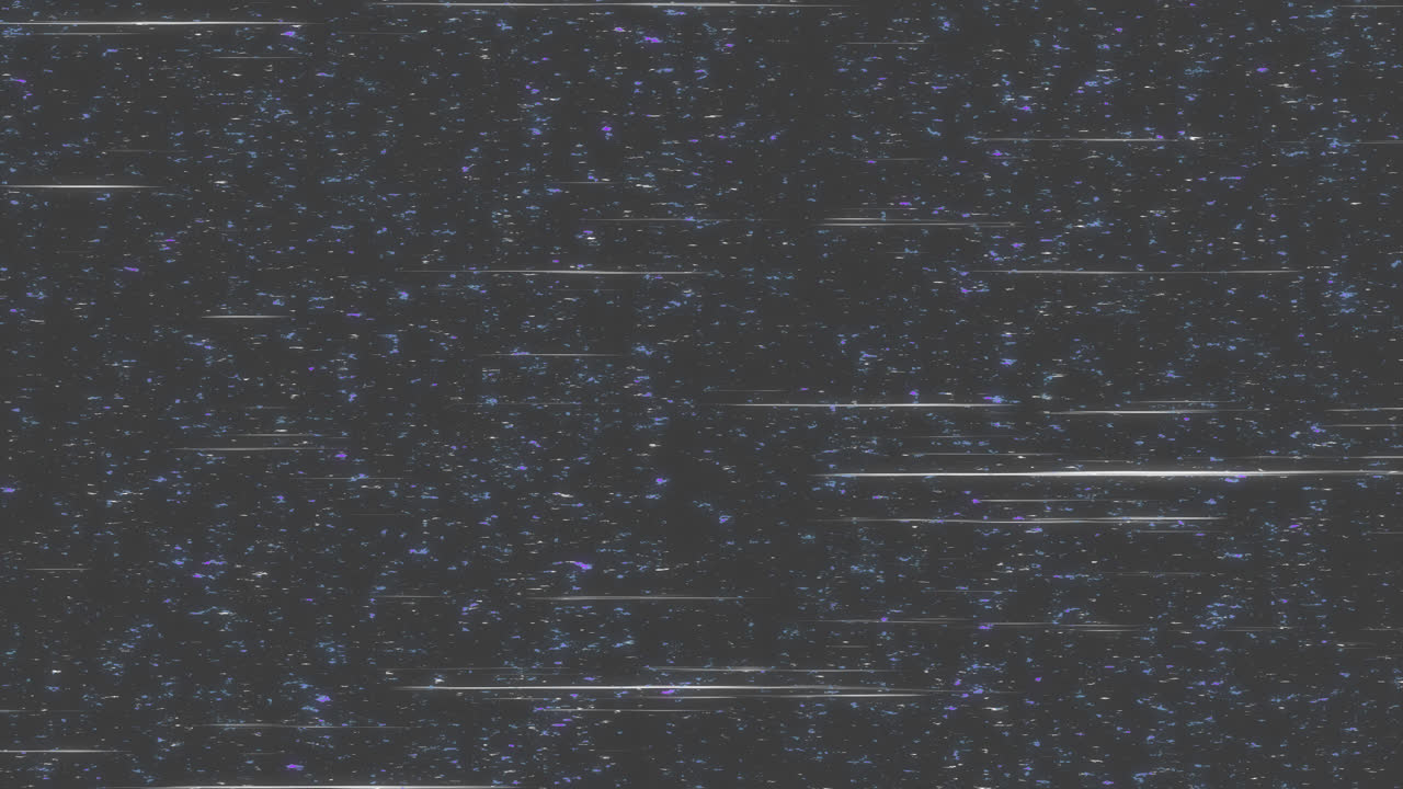 Abstract Dark Background with Digital Streaks and Colorful Speckles