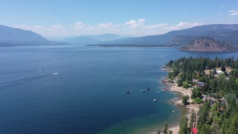 la vida frente al lago: fincas ubicadas en medio de la tranquilidad de blind bay
