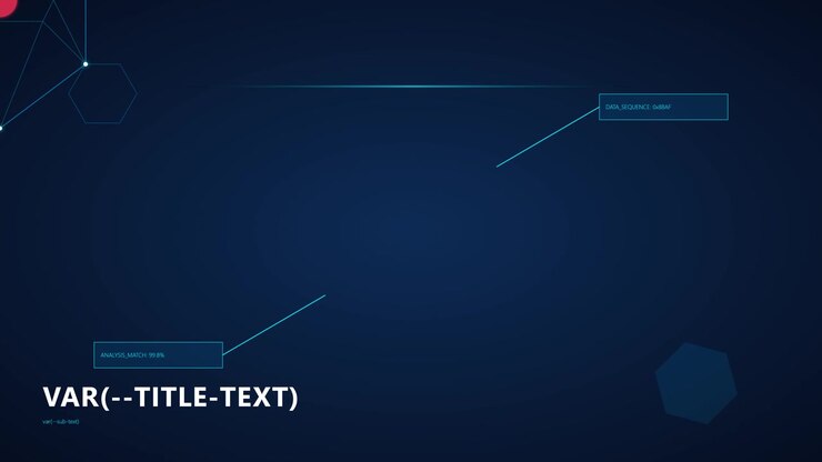 Abstract Digital Interface Background with Data Analysis Elements