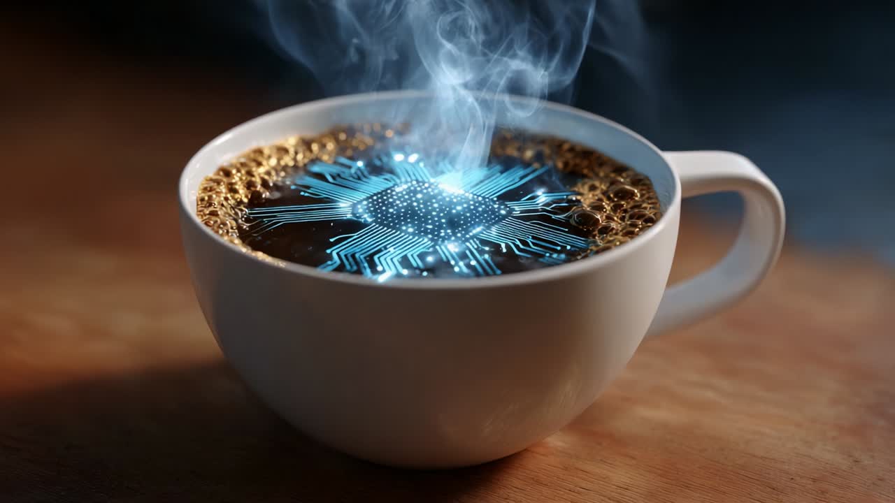 Kaffe og teknologi i skjønn forening