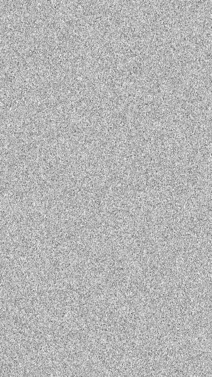 Digital Television Static Noise Transitioning to White Screen
