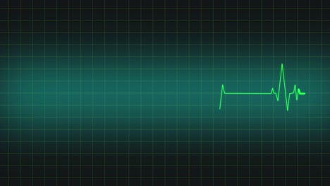 animación de latidos monitoreando metraje sin costuras línea 4k
