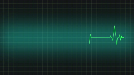 heartbeat animation monitoring footage seamless line 4k