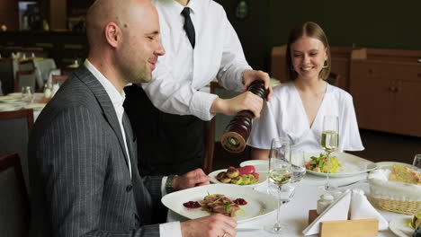 köstliche mahlzeit im restaurant