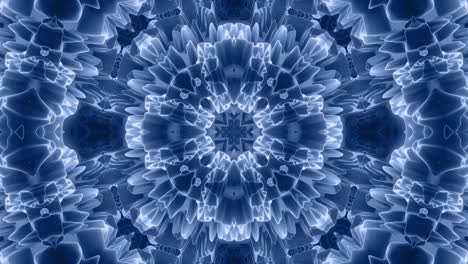 animación en bucle liso de 3d abstracto forma 3d mate negra suave en estructura simétrica de material mate brillo de luz, cambios de formas suavemente cíclicas.