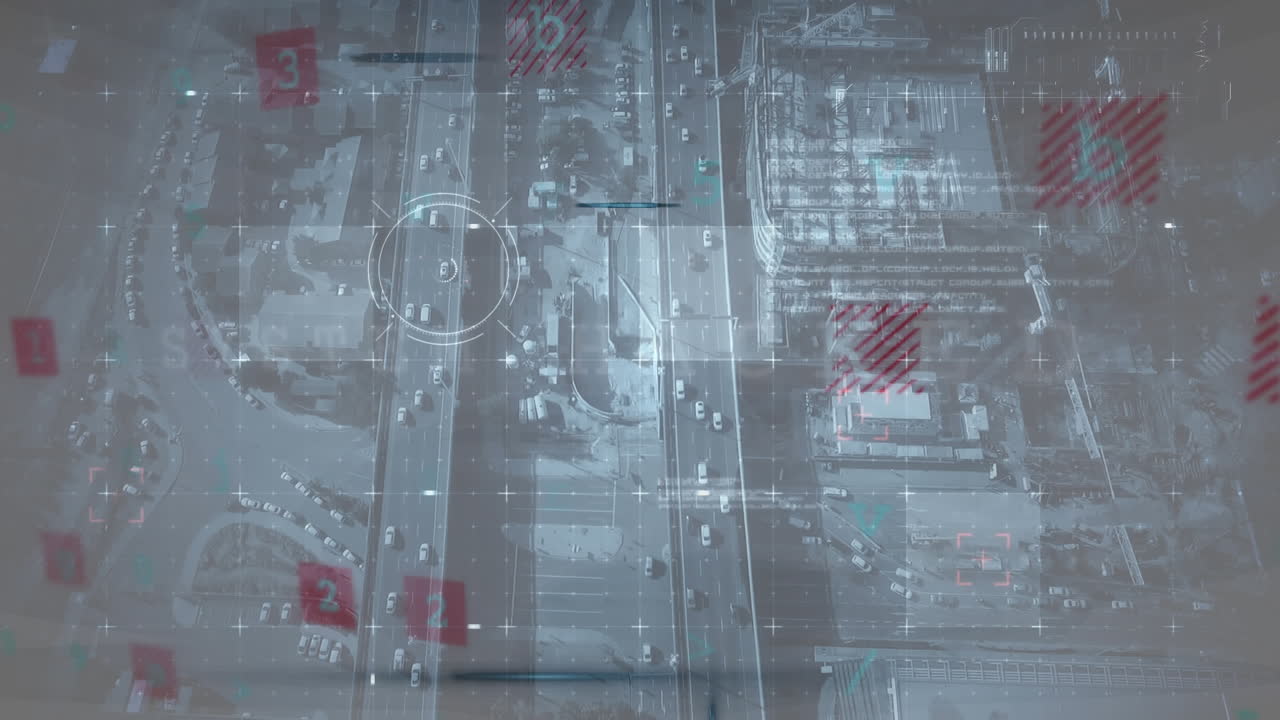 Round scanner and data processing against cityscape