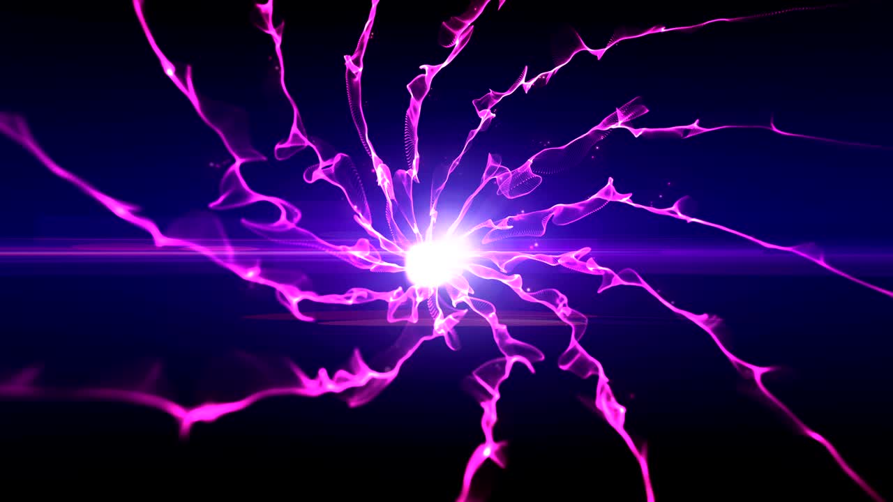 4k partículas de color rosa en movimiento de fondo