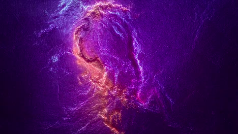 partículas brillantes abstractas