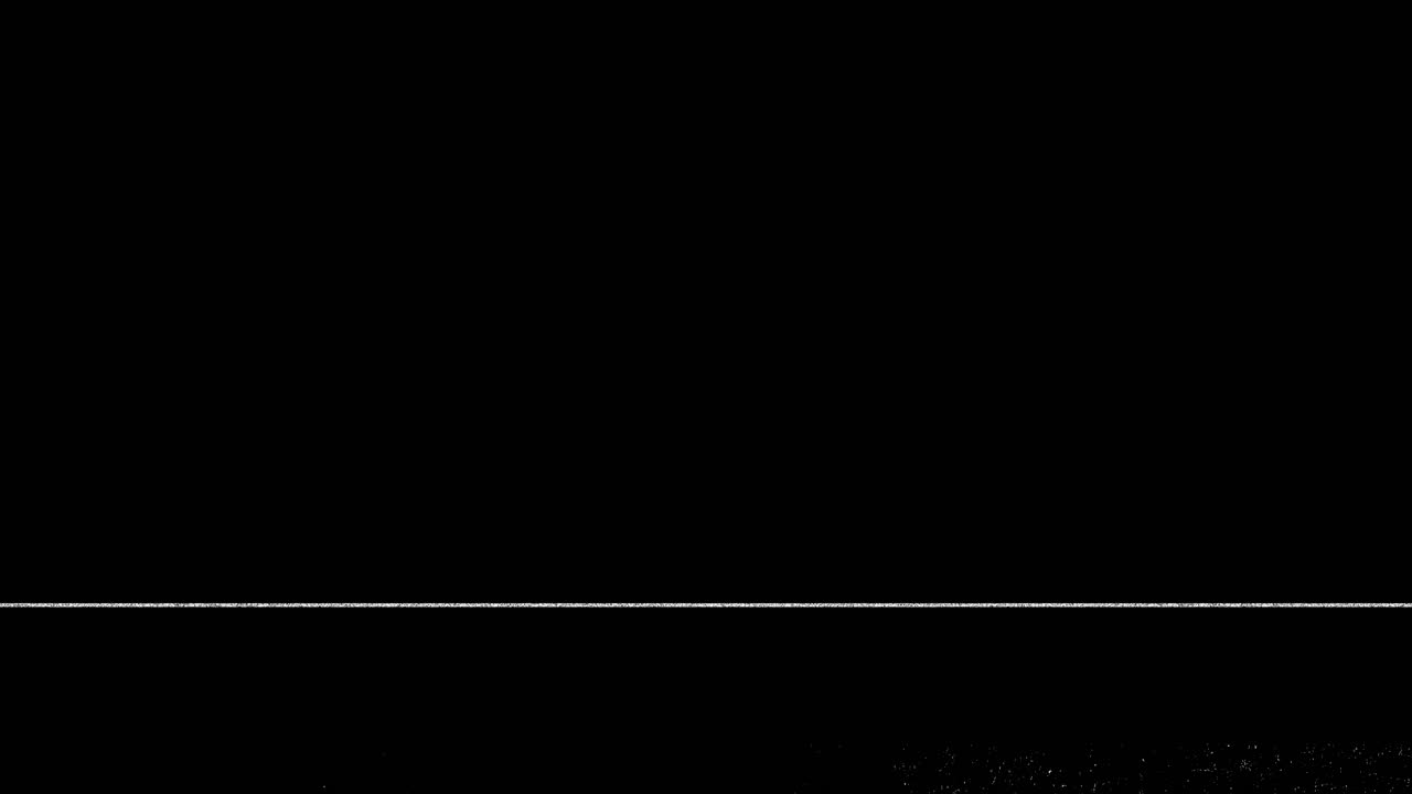 Abstrakt hvid linje glitch-effekt på sort baggrund