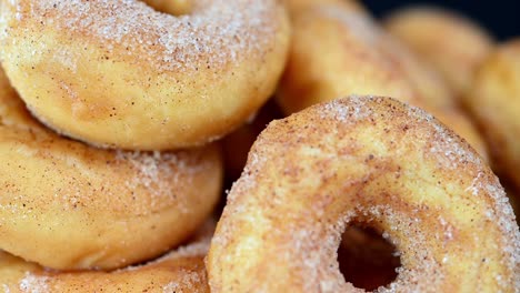 rotating colorful donuts